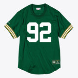 Green Bay Packers Mitchell & Ness Mesh Name & Number Crewneck 1996 Reggie White