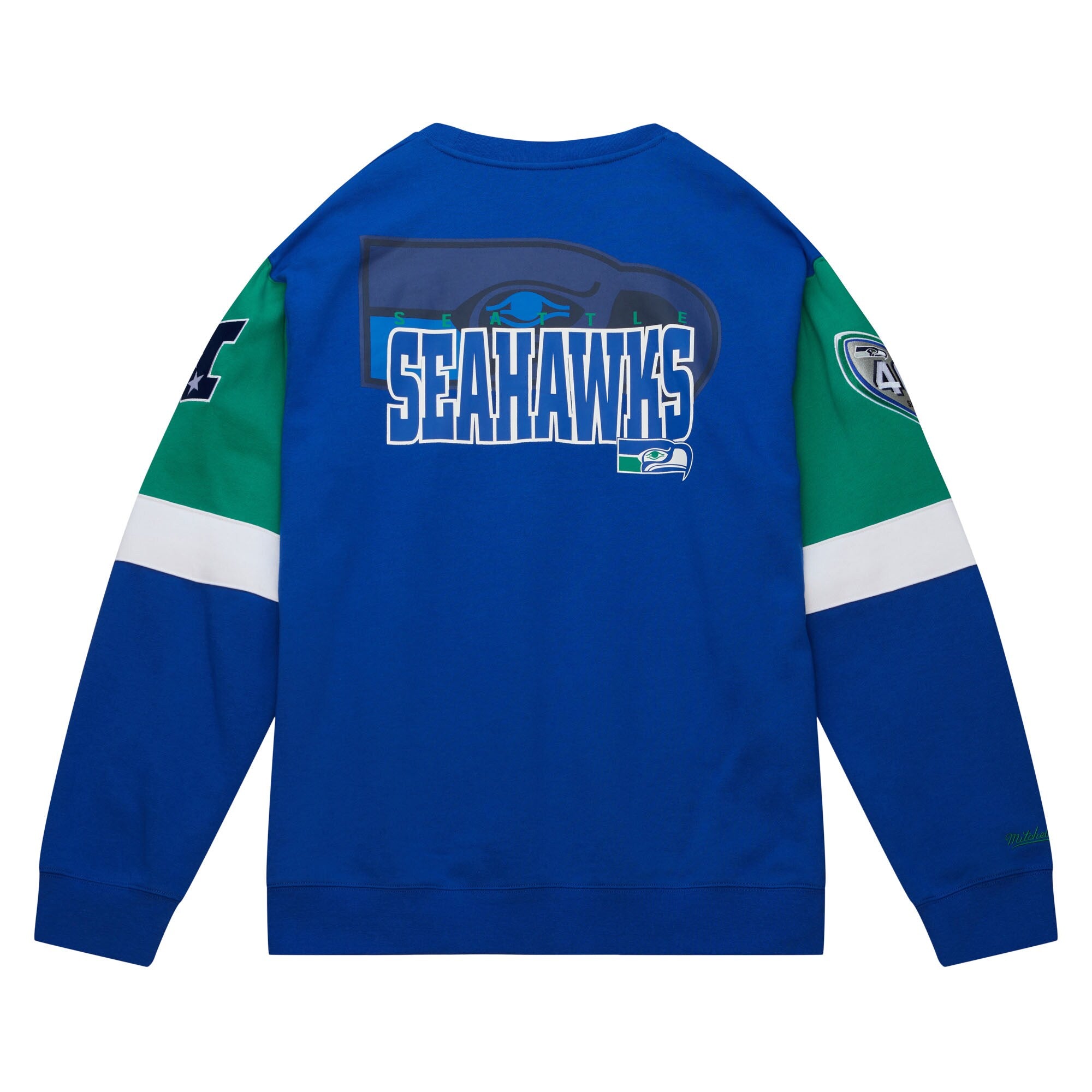 Seattle Seahawks Mitchell & Ness All Over Crew 3.0