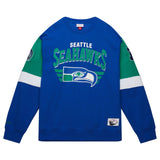 Seattle Seahawks Mitchell & Ness All Over Crew 3.0