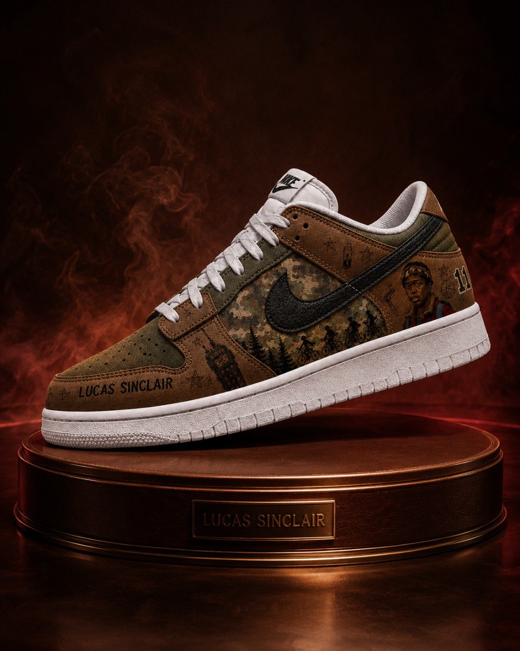 Lucas Sinclair V.1 Custom SB-Style Sneakers