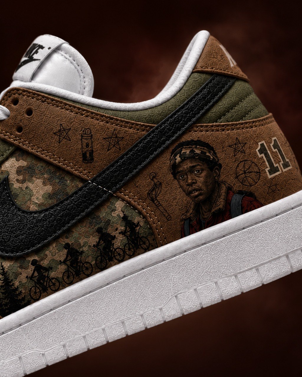 Lucas Sinclair V.1 Custom SB-Style Sneakers