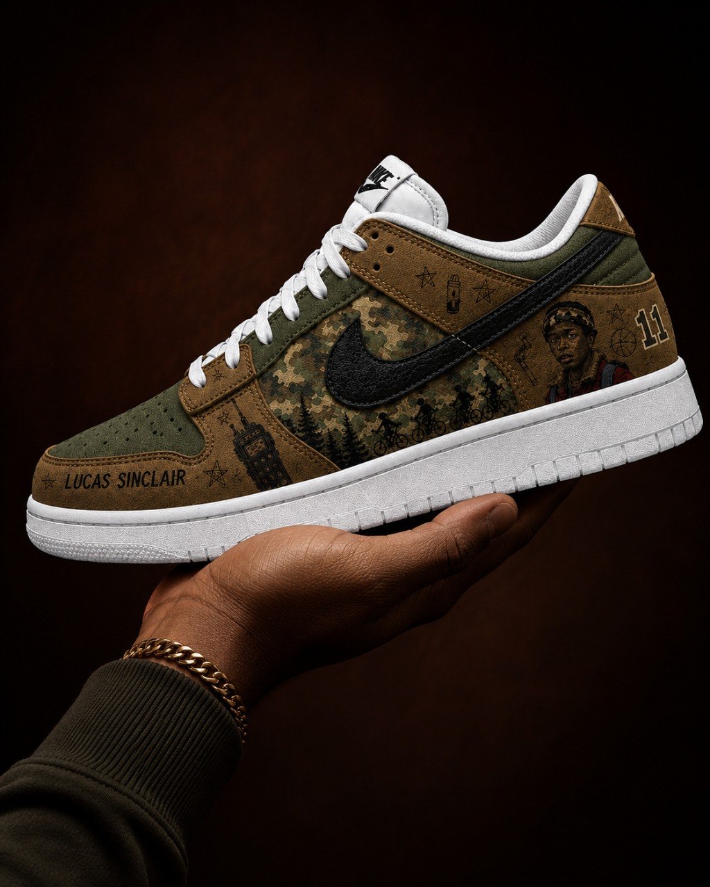 Lucas Sinclair V.1 Custom SB-Style Sneakers