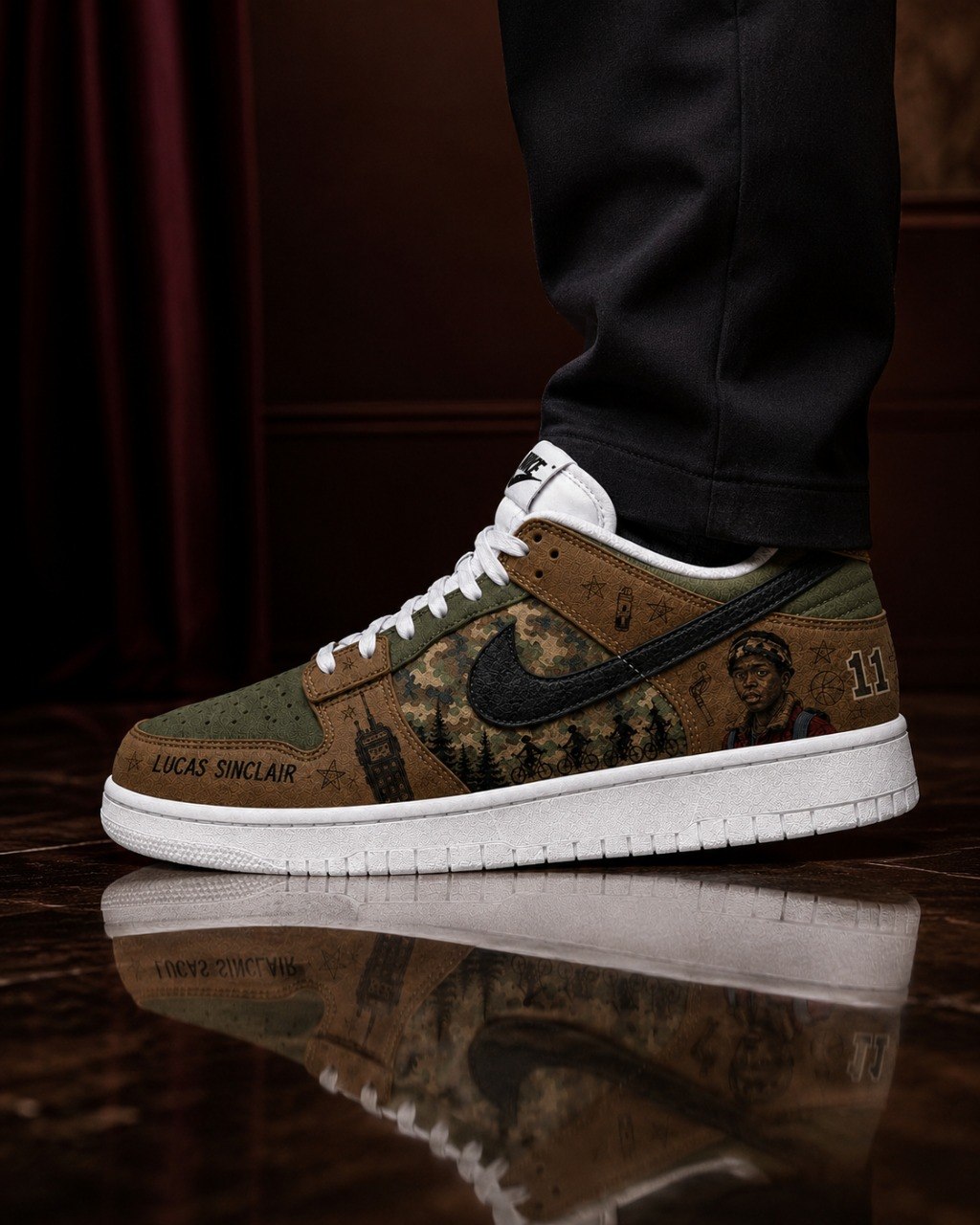 Lucas Sinclair V.1 Custom SB-Style Sneakers
