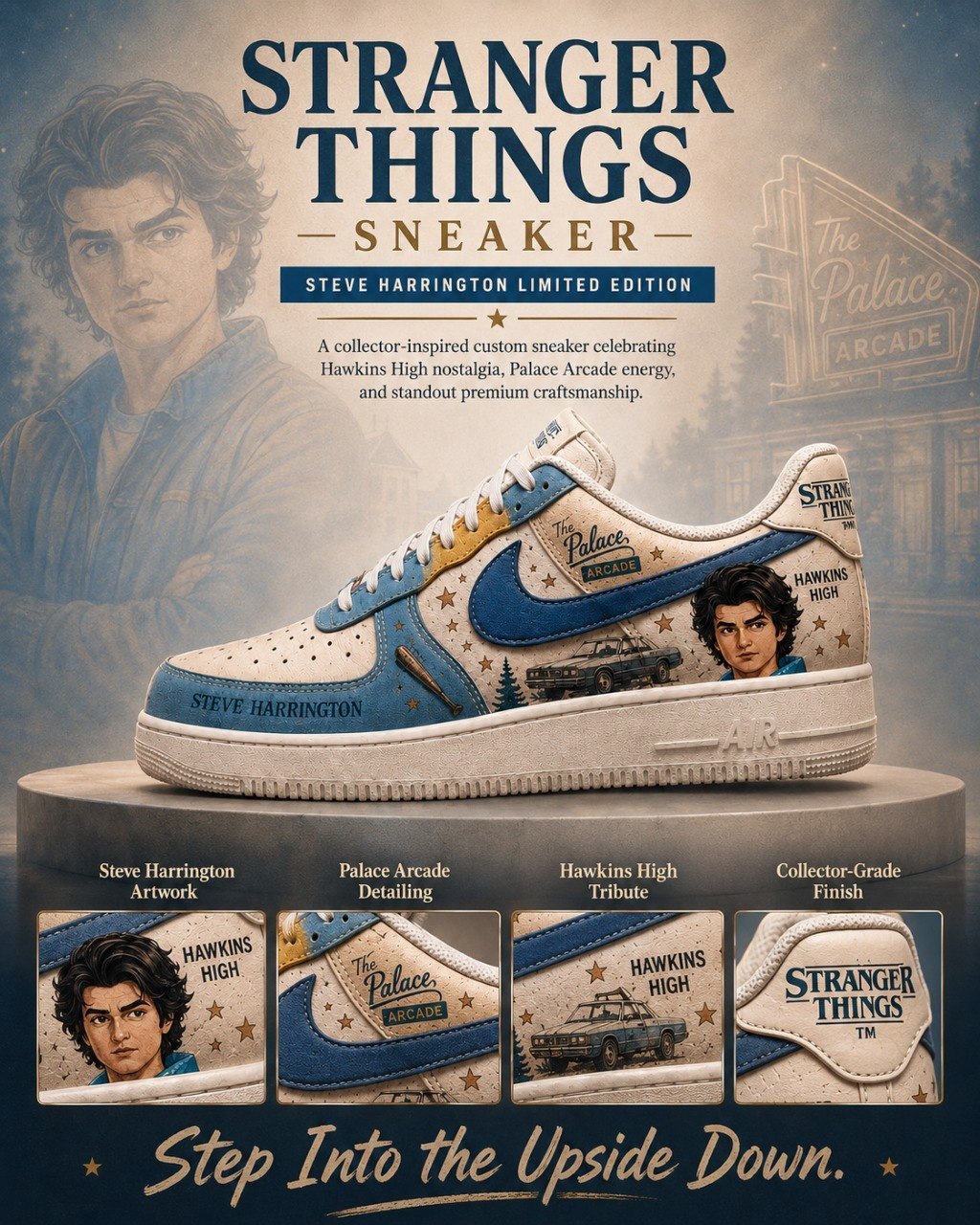 Steve Harrington V.2 Custom Air-Style Sneakers