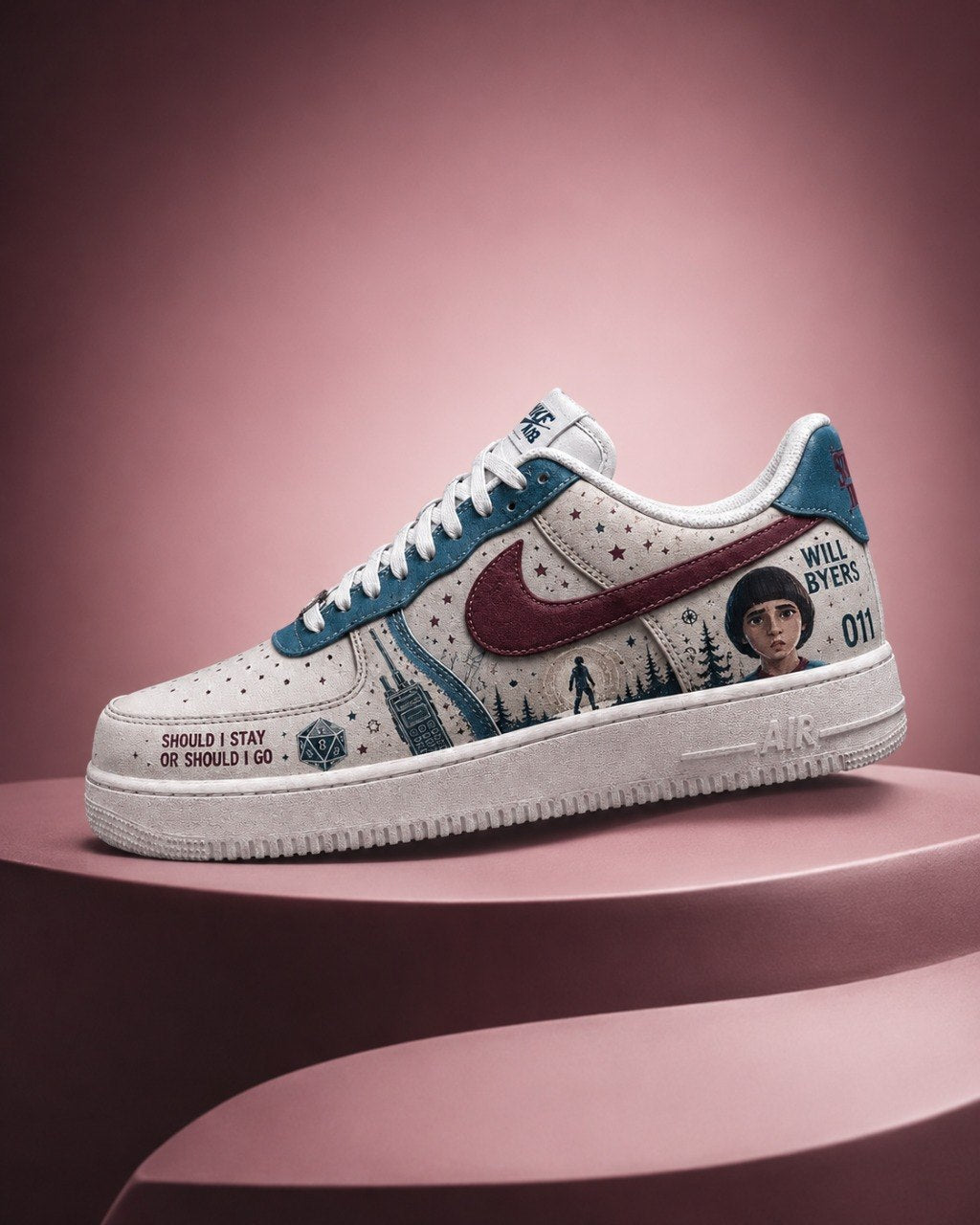 Will Byers V.3 Custom Air-Style Sneakers