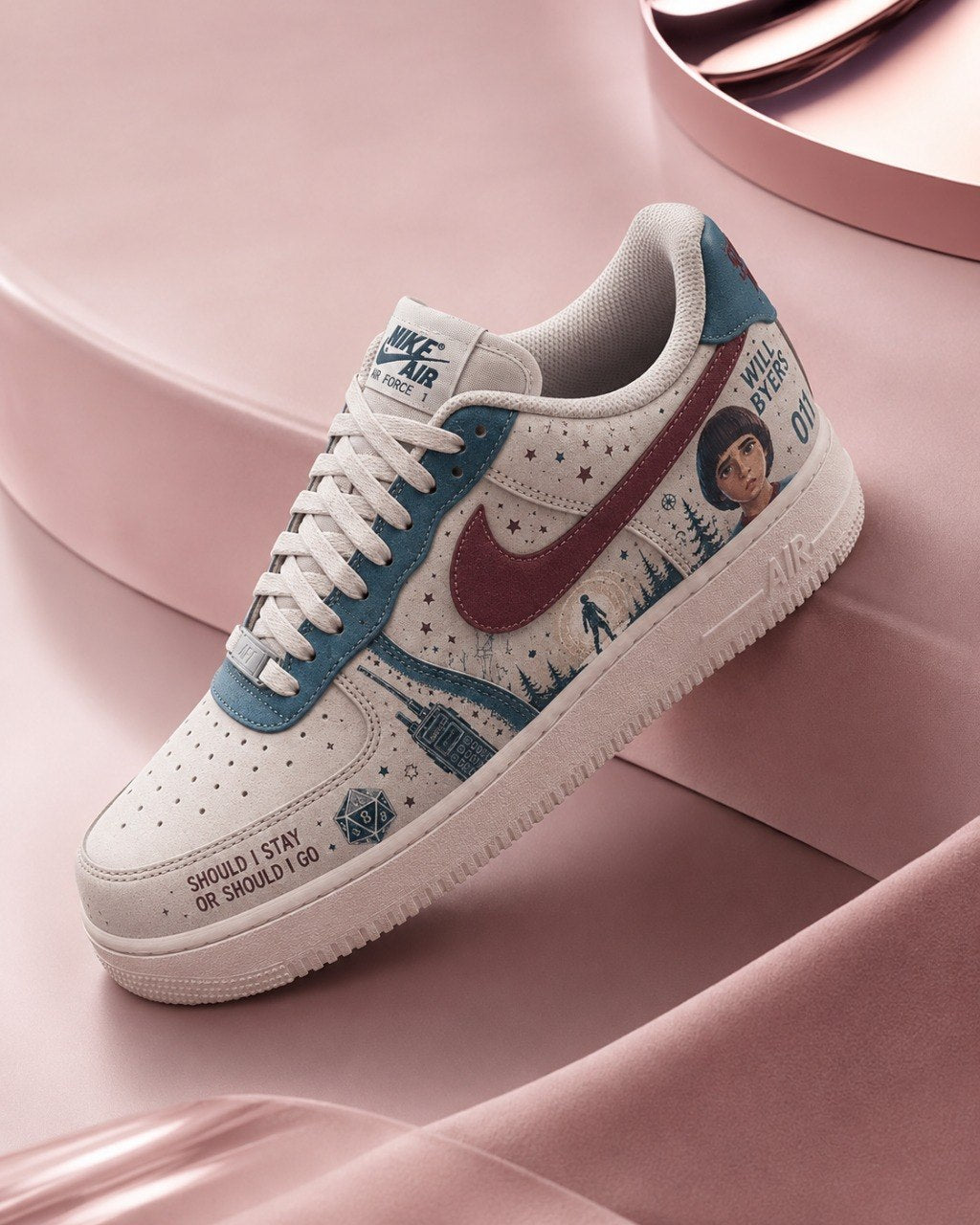 Will Byers V.3 Custom Air-Style Sneakers