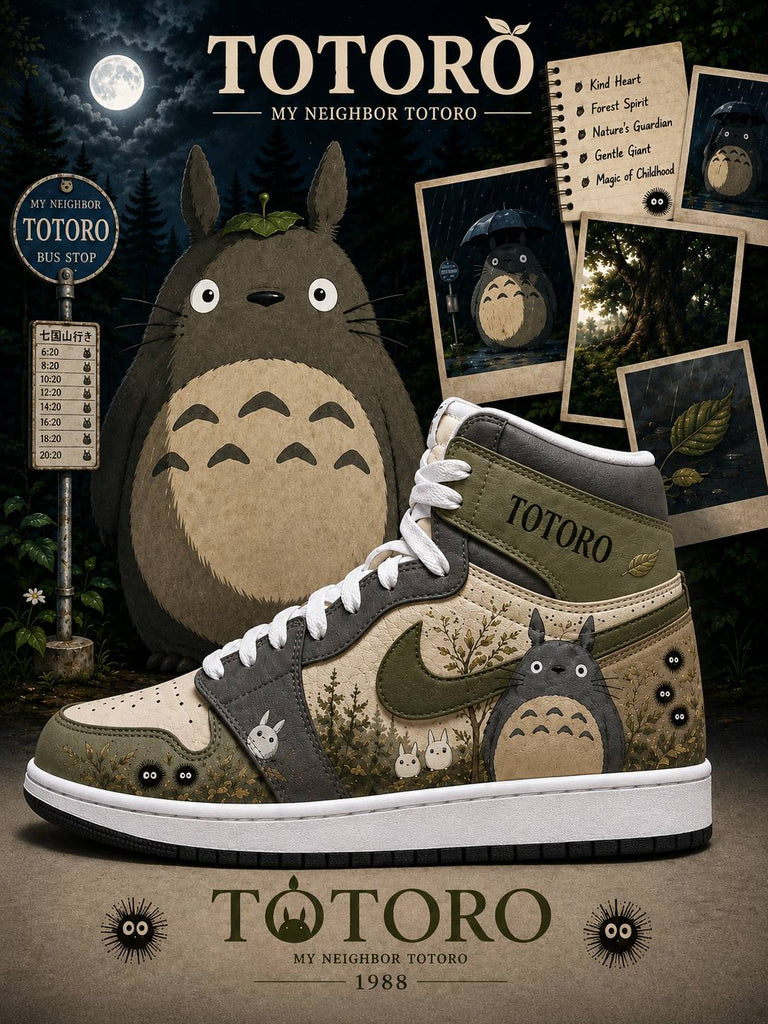Totoro V.1 Custom High-Top Sneakers