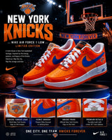 New York Knicks  Custom Air-Style Sneakers