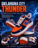 Oklahoma City Thunder  Custom Air-Style Sneakers