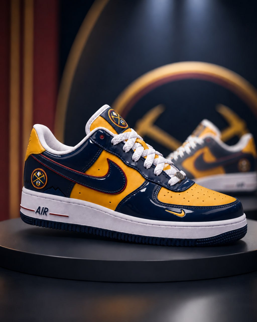Denver Nuggets  Custom Air-Style Sneakers