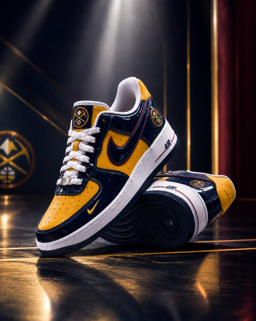 Denver Nuggets  Custom Air-Style Sneakers