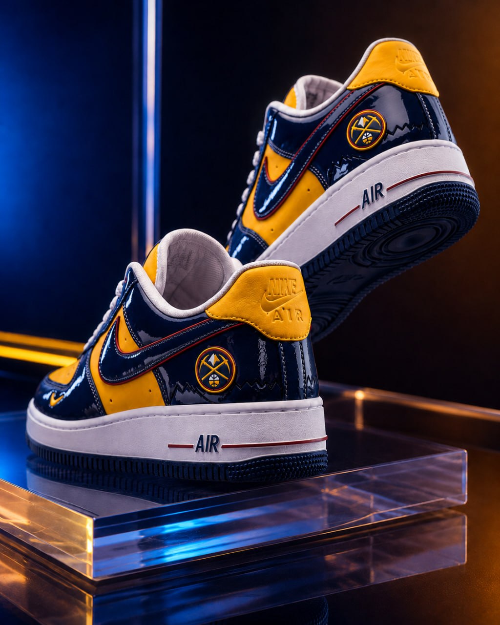 Denver Nuggets  Custom Air-Style Sneakers