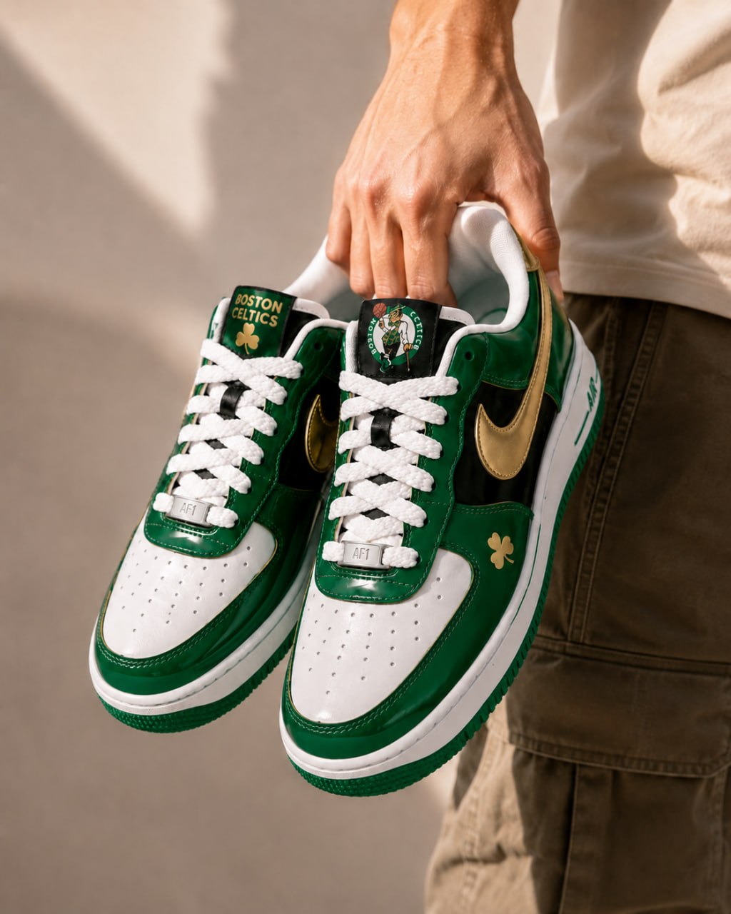 Buston Celtics  Custom Air-Style Sneakers